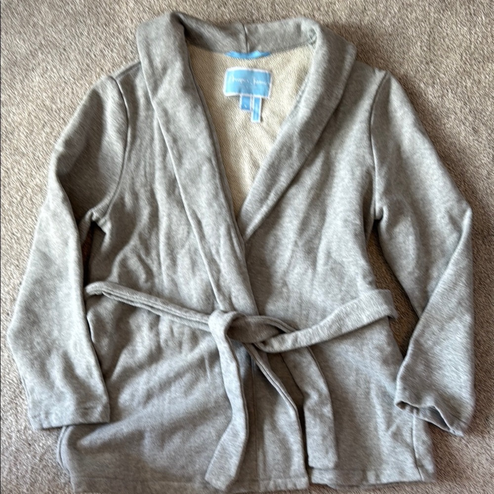 Gray Belted Draper James Cardigan